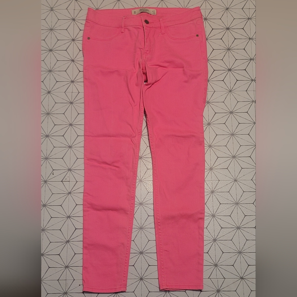 Abercrombie & Fitch Hot PINK jeans